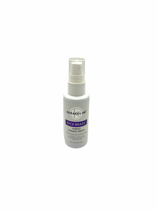 Keracolor Kick Brass purple toning drops for cool blonde tones