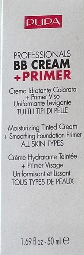 Pupa Milano BB Cream Foundation + Primer No. 001 Makeup