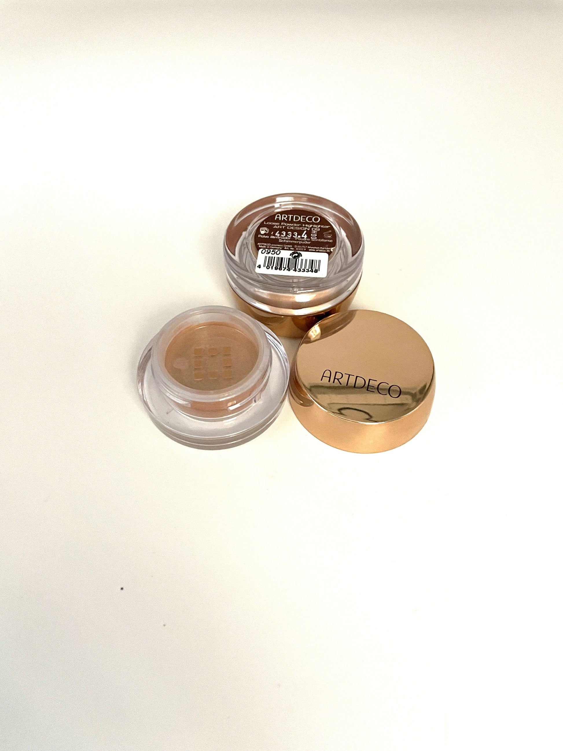 Body Highlighter Golden Glow Loose Powder Art Deco Makeup Body Highlighter