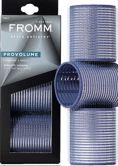 Fromm ProVolume Ceramic Ionic Hair Rollers Self Grip 3 Sizes Hair Rollers