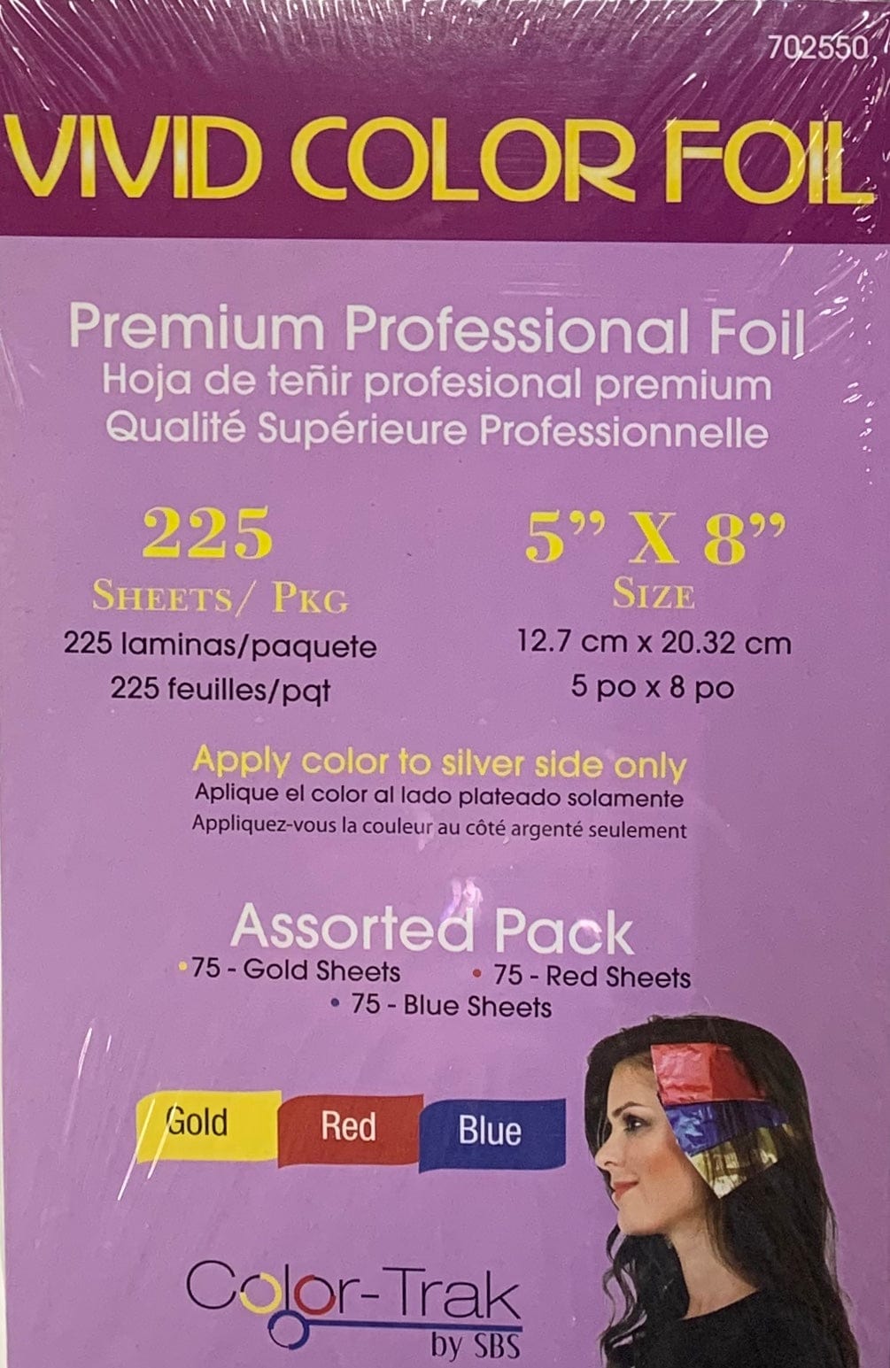 Highlighting Foil Sheets Vivid Color Color Trak 5" x 8" Foil