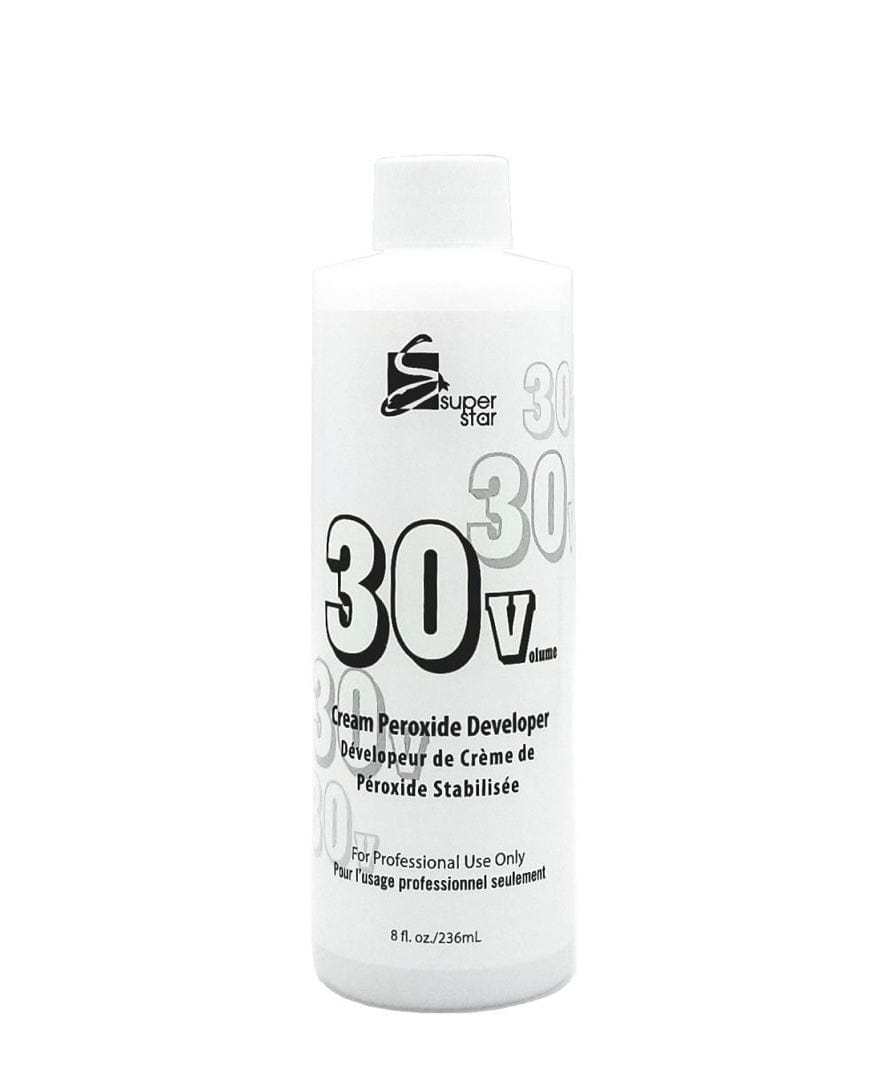 30 Volume Cream Peroxide Developer Super Star 8 oz Hair Color