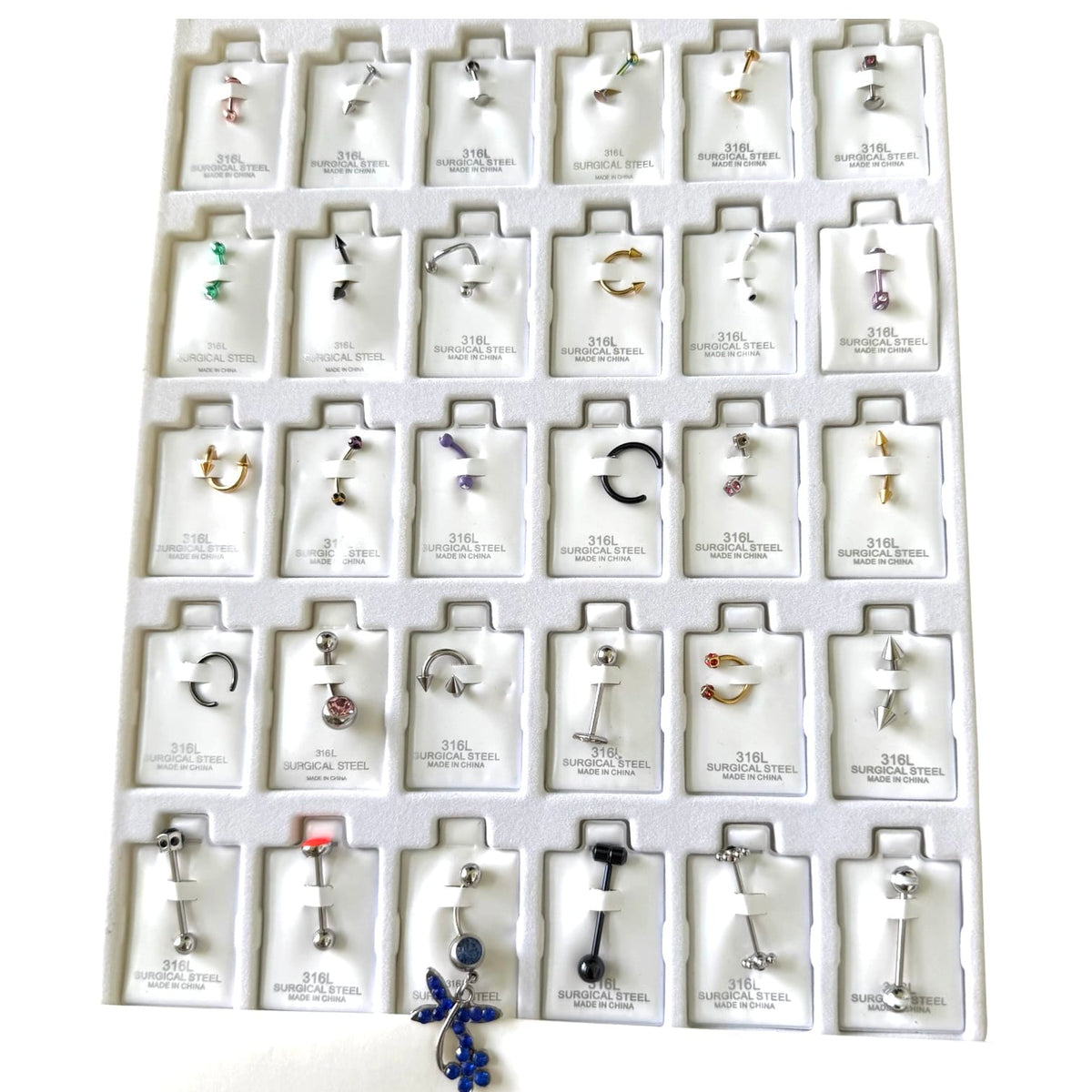 Piercing Body Jewelry Surgical Steel Assortments Body Jewelry