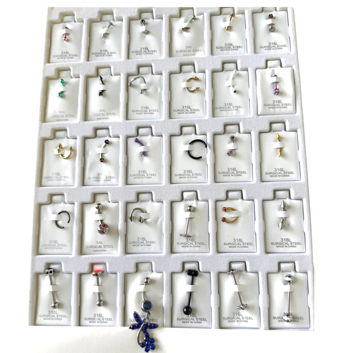 Piercing Body Jewelry Surgical Steel Assortments Body Jewelry