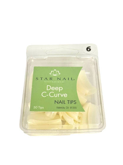 Nail Tips Star Nails Deep C Curve Tips 50 pk Nail Tips