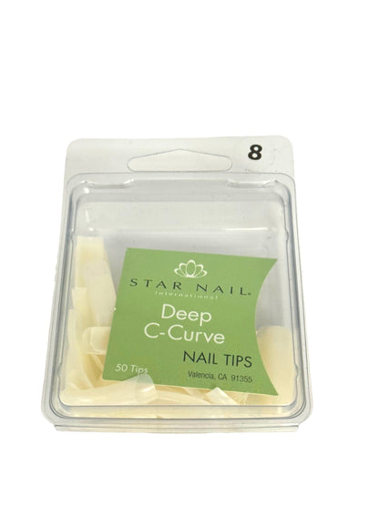 Nail Tips Star Nails Deep C Curve Tips 50 pk Nail Tips