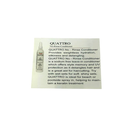 Labrasiliana Quattro No Rinse Conditioner Leave In 8 oz Hair Leave in Cream