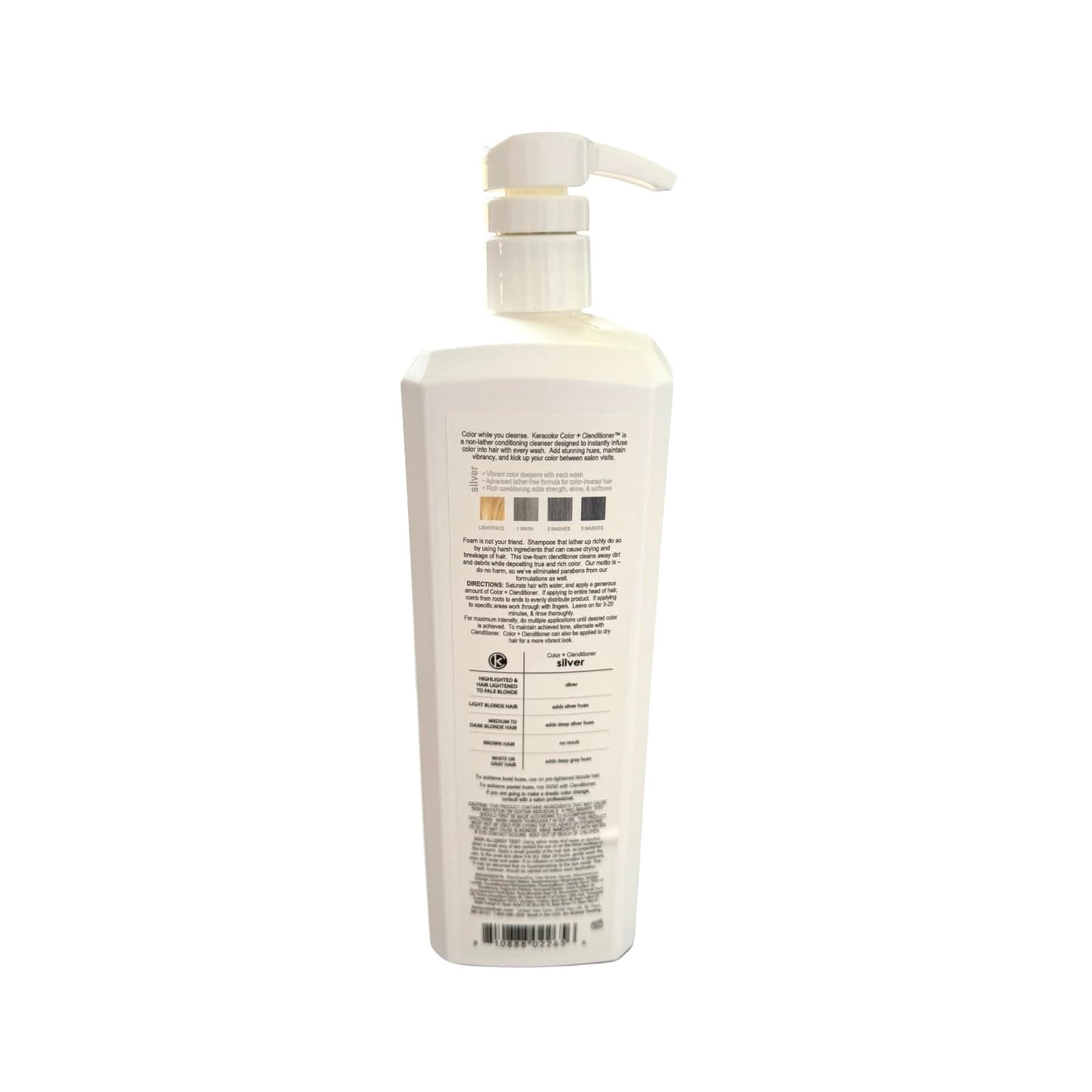 Keracolor Silver Color Shampoo + Clenditioner 33.8oz Shampoo & Conditioner