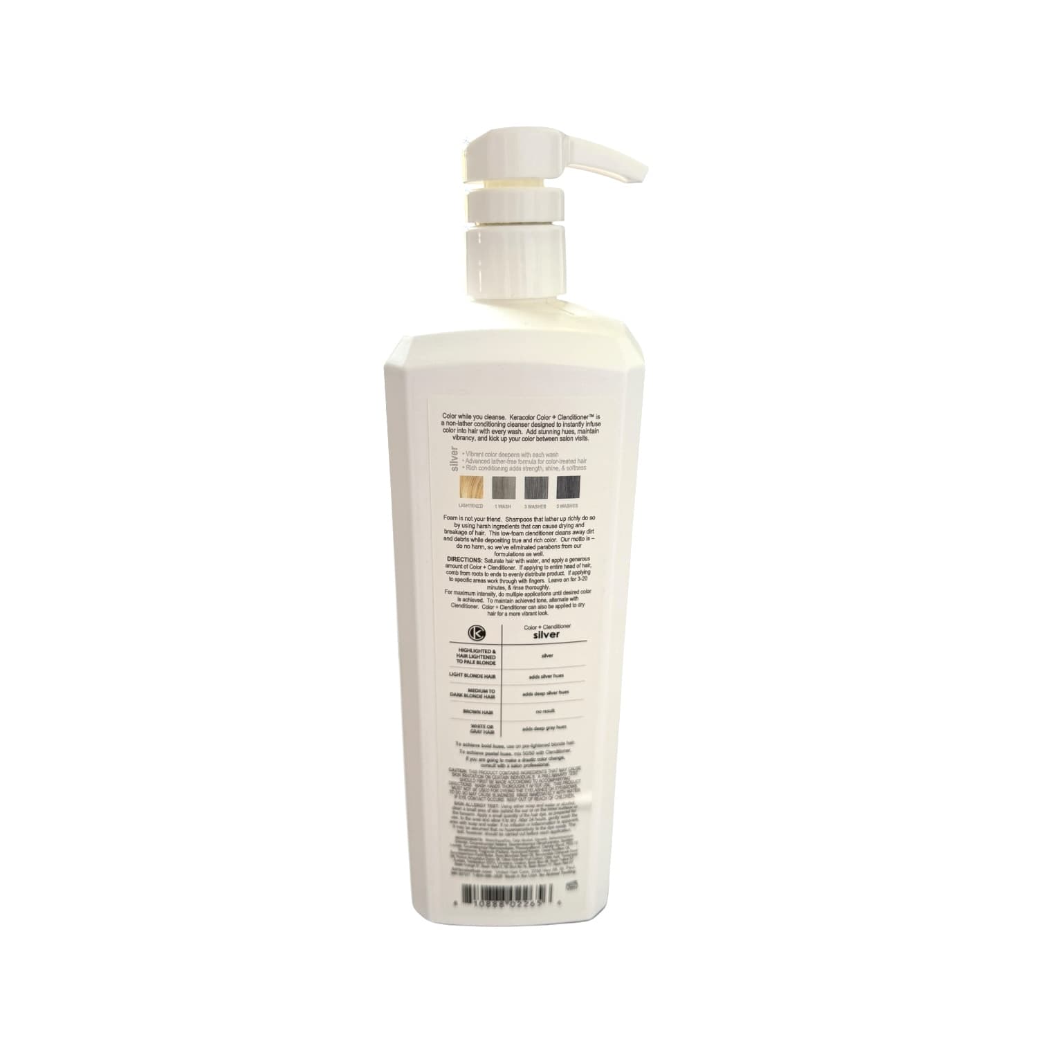 Keracolor Silver Color Shampoo + Clenditioner 33.8oz Shampoo & Conditioner