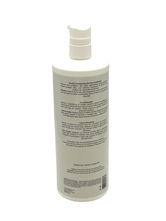 Liquid Keratin Hair Infusing De-Frizz Conditioner 32 oz