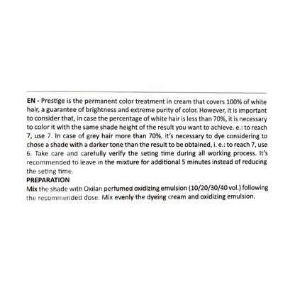 Color de cabello permanente Colorianne Prestige 100 Color de cabello 3.38 oz