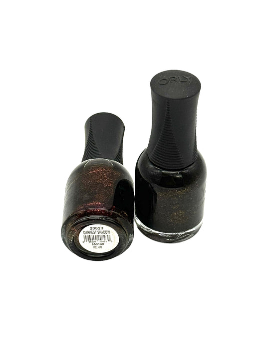 Orly Nail lacquer Darkest Shadow 0.6 oz.