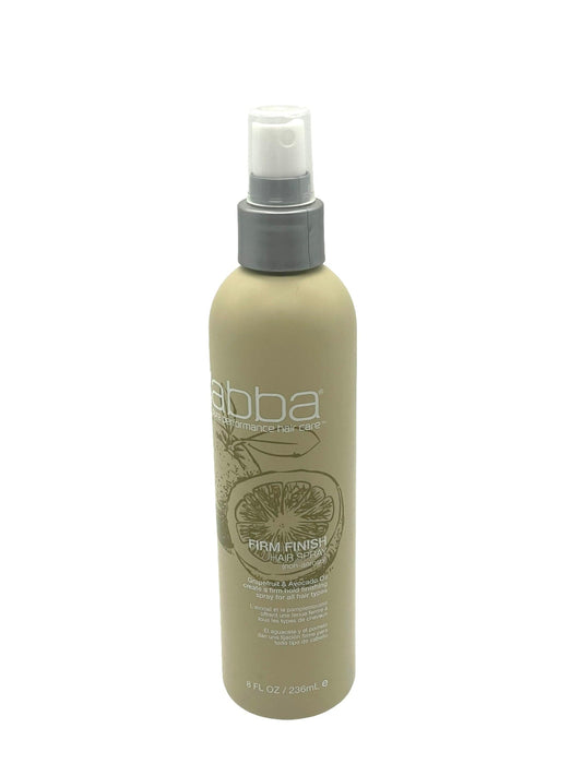 Abba Firm Finish Hair Spray 100% Vegan & Gluten Free 8oz Hair Spray
