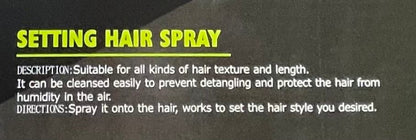 Angel Professional setting Hair Spray All Hair Type 6.7 oz Hair Spray