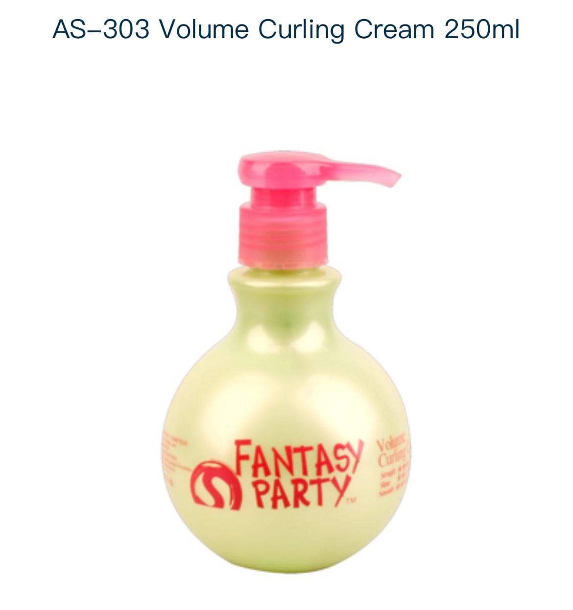 Angel Professional Volume Curling Cream Fantasy Party  8.5 oz Curling Cream