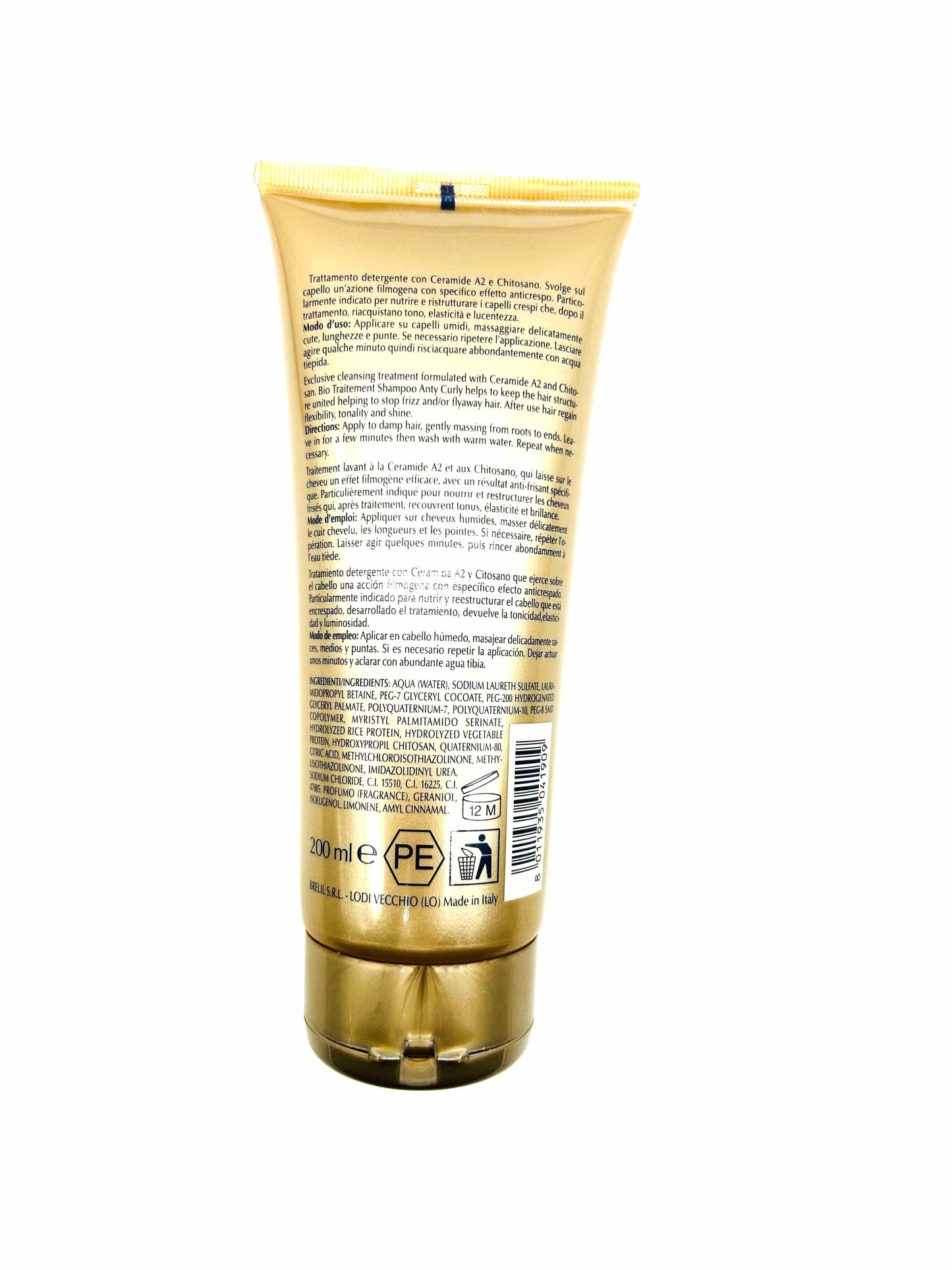 Anti Curly Shampoo Bio Treatment With Ceramide A2 6.76 oz