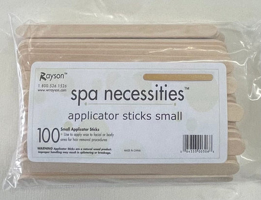 Applicator Wax Sticks Popsicle Size Small Spa Necessities 100 pk Wax Sticks