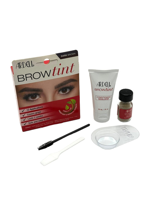 Ardell Brow Tint Soft Black - Dark Brown - Med. Brown Kit Brow Tint