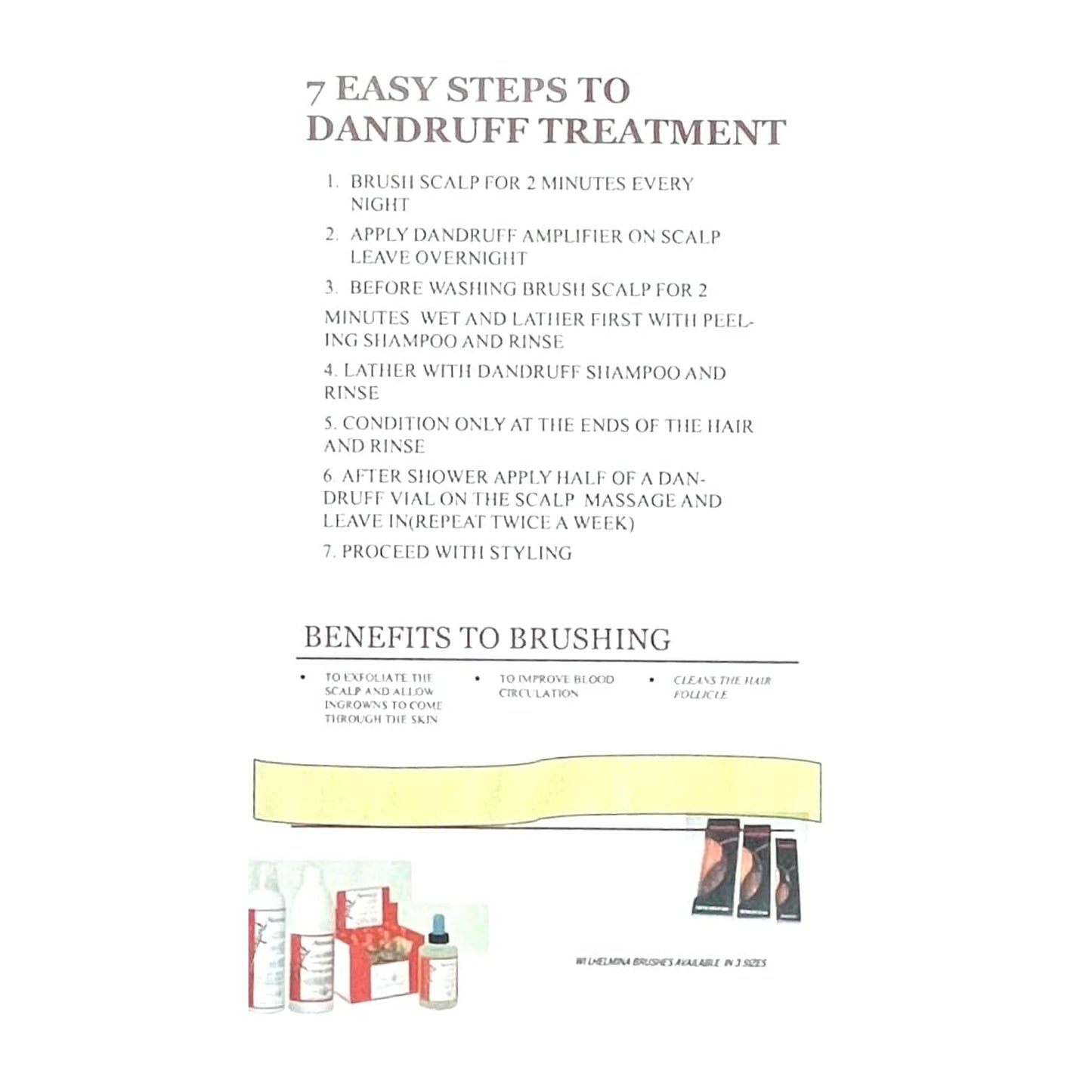 Avena Proport Anti-Dandruff Shampoo 16.9oz & Treatment Vials 10pk Set Anti Dandruff