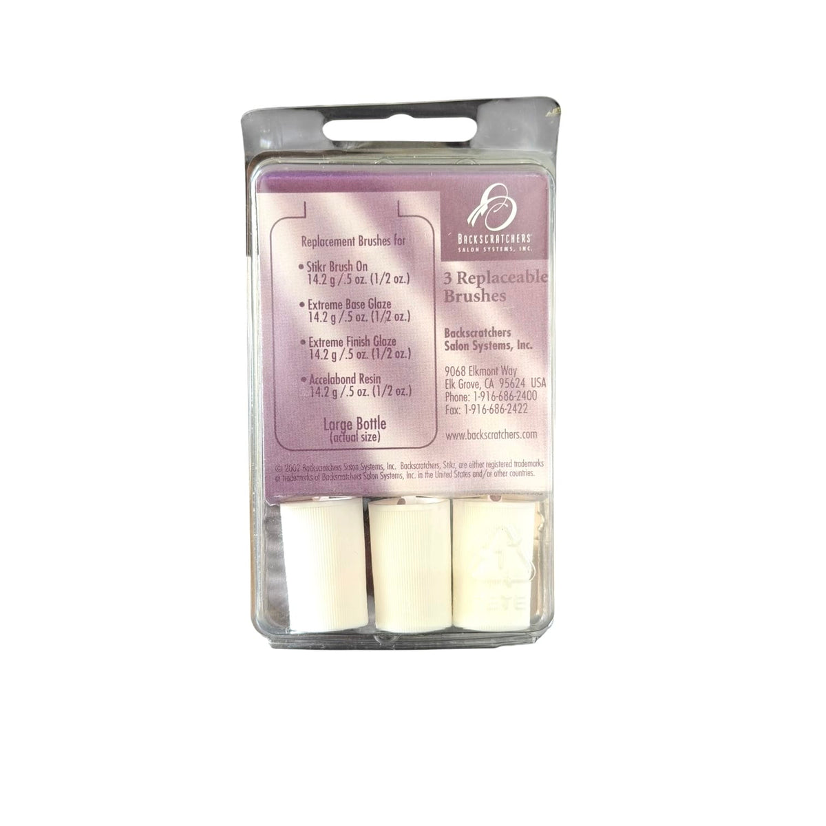 Replaceable Resin Brushes 3 pk
