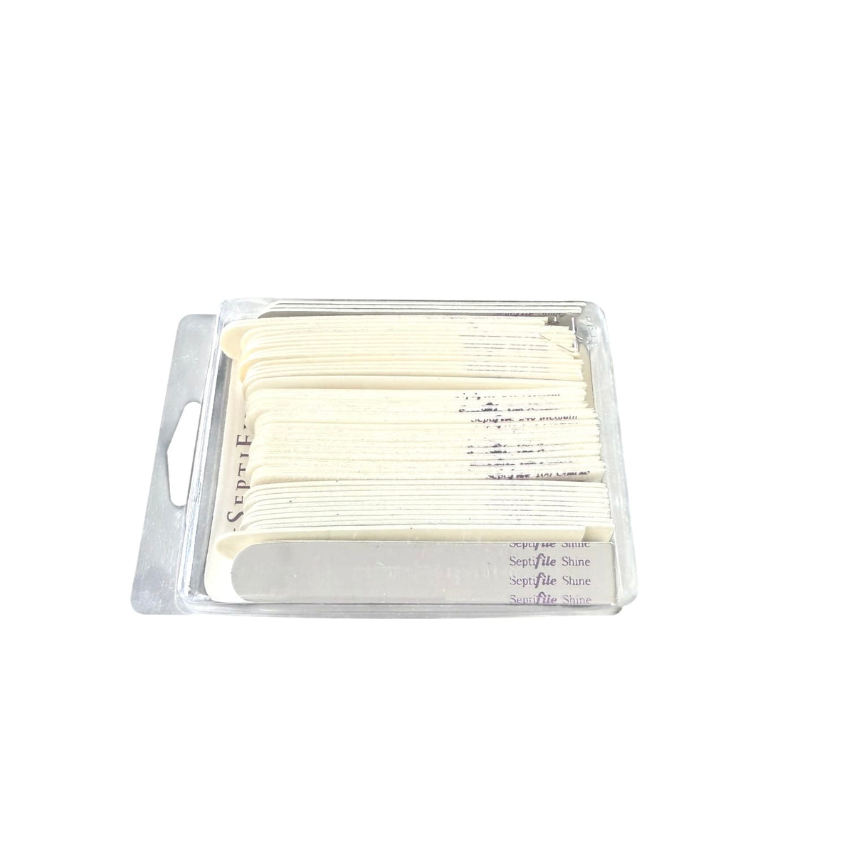 Disposable Nail File Septifile Sanitizable File System 50 Replaceble Abrasives Nail File
