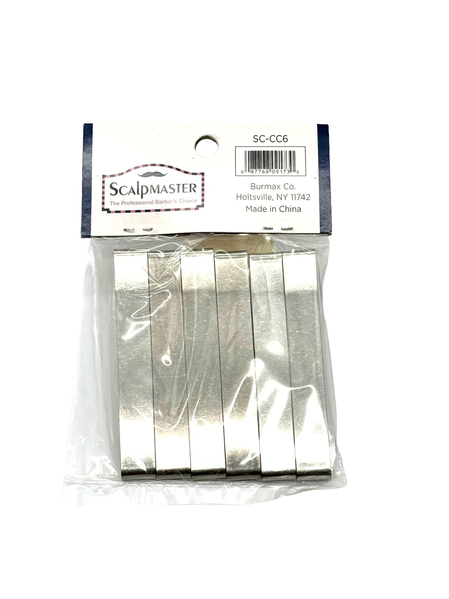 Barber Collar Clips 6pk Collar Clips