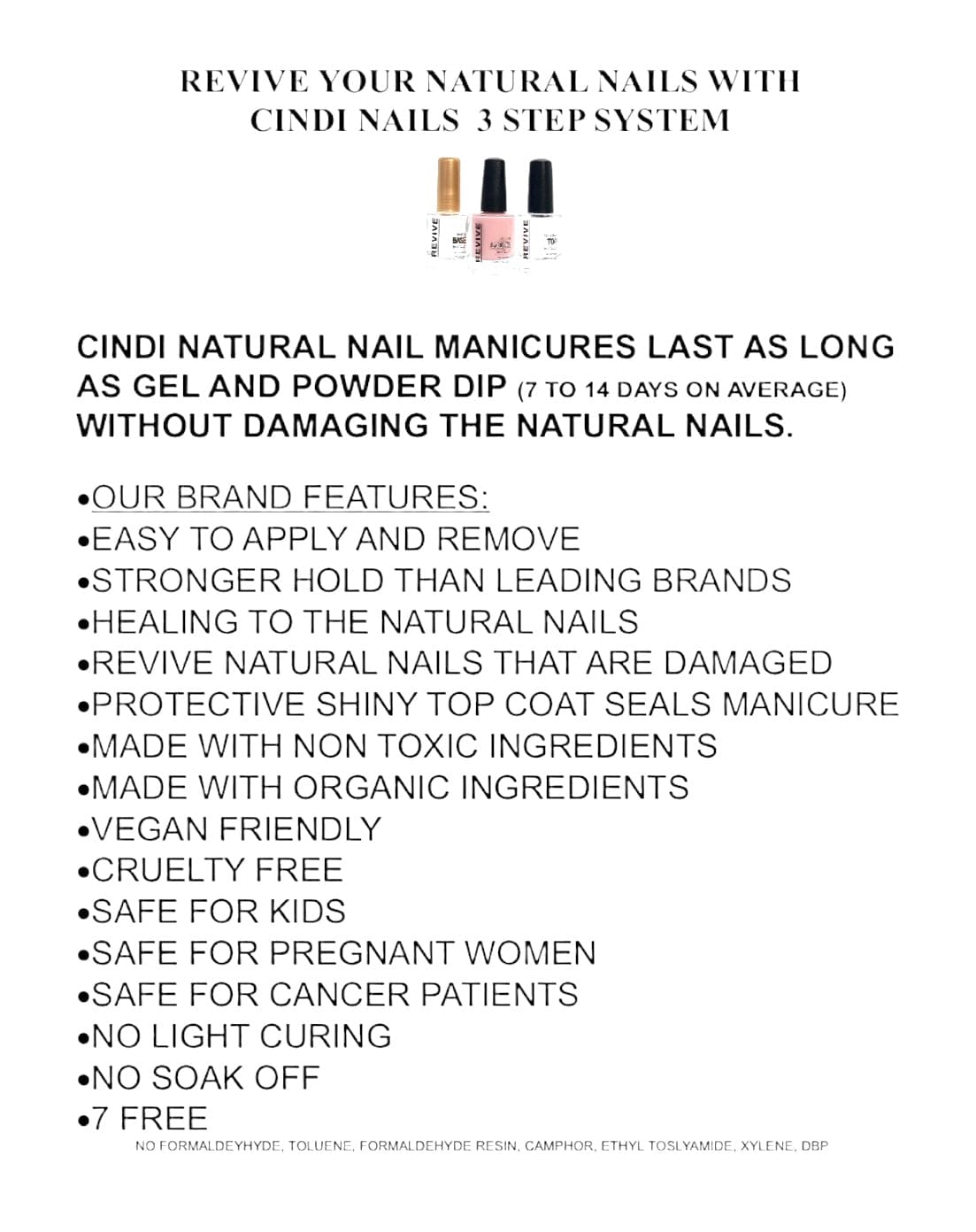 Base Coat Cindi Revive Refill 8 oz Nail Care