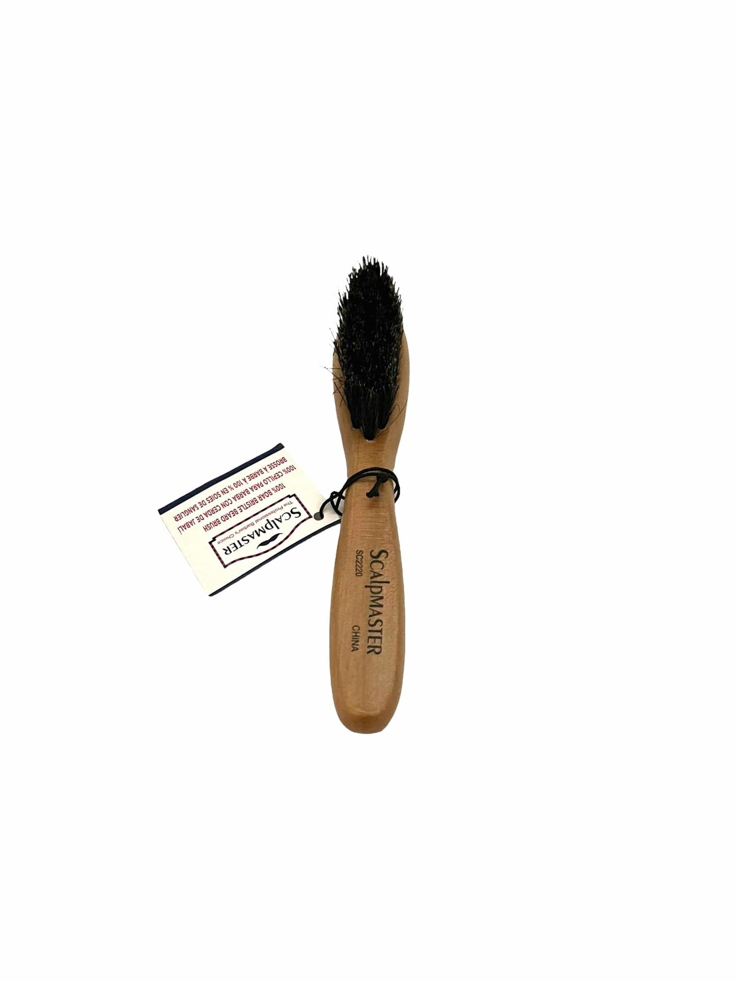 Beard Brush 100% Boar Bristle Scalp Master Beard Brush