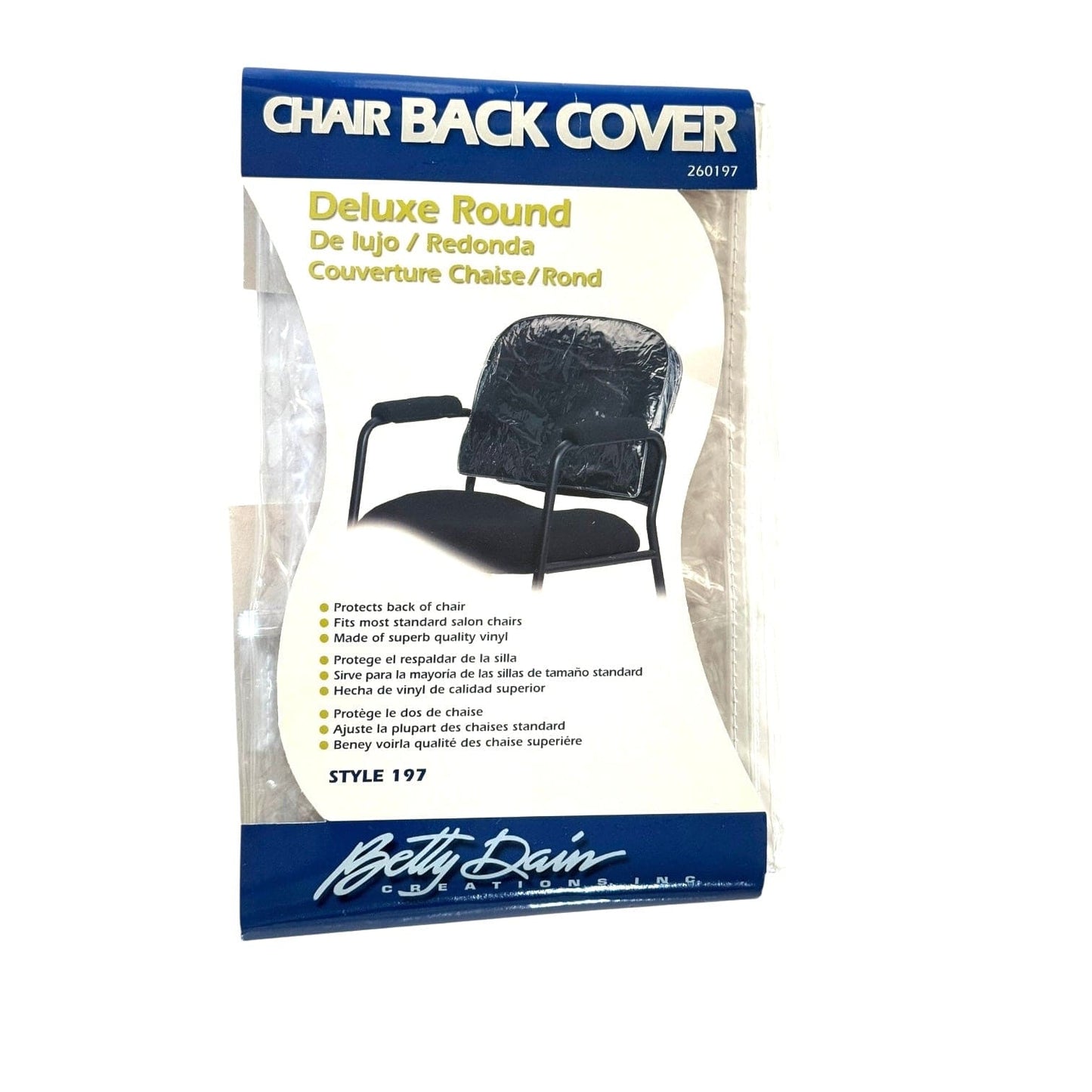 Betty Dain Salon Chair Back Cover Vinyl Chair Back Cover