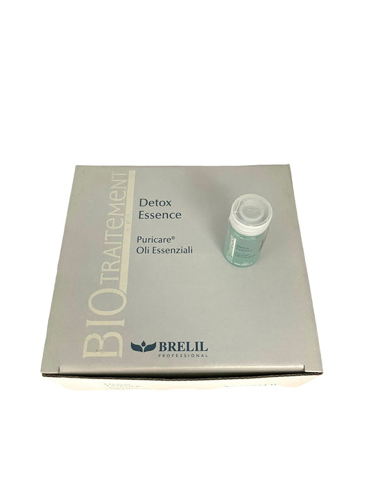 Brelil Bio Treatment Detox Essence Oil Scalp Treatment Leave in 20 pk 0.33oz Scalp Treatment