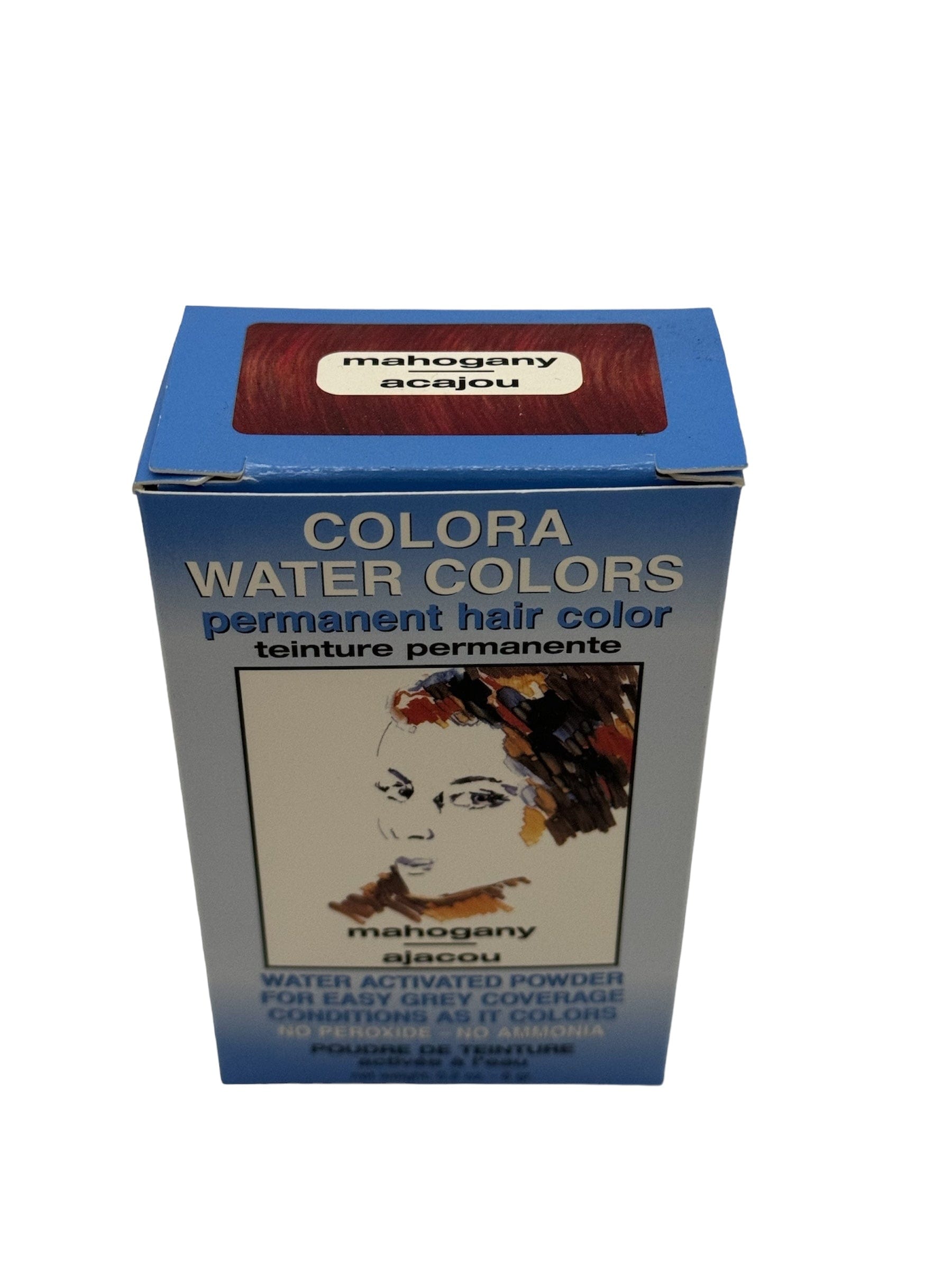Colora Water Colors Permanent Powder Hair Color Mahogany 0.2 oz Hair Color
