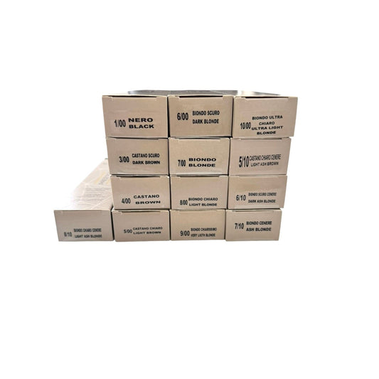 Colorianne Prestige Permanent Hair Color 12 Tubes Color Intro 3.38oz/100gr  Each Intro Hair Color