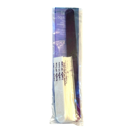 Disposable Nail File Septi File Sanitizable System With Replaceable Abrasives 10 pk Nail File