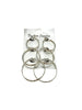 Earring Silver Tone Wide Hoop Set Fashion Jewelry Fashion jewelry