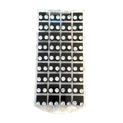 Earrings Round Stone Clear Stud 7mm 1 Pair Fashion Jewelry Earrings