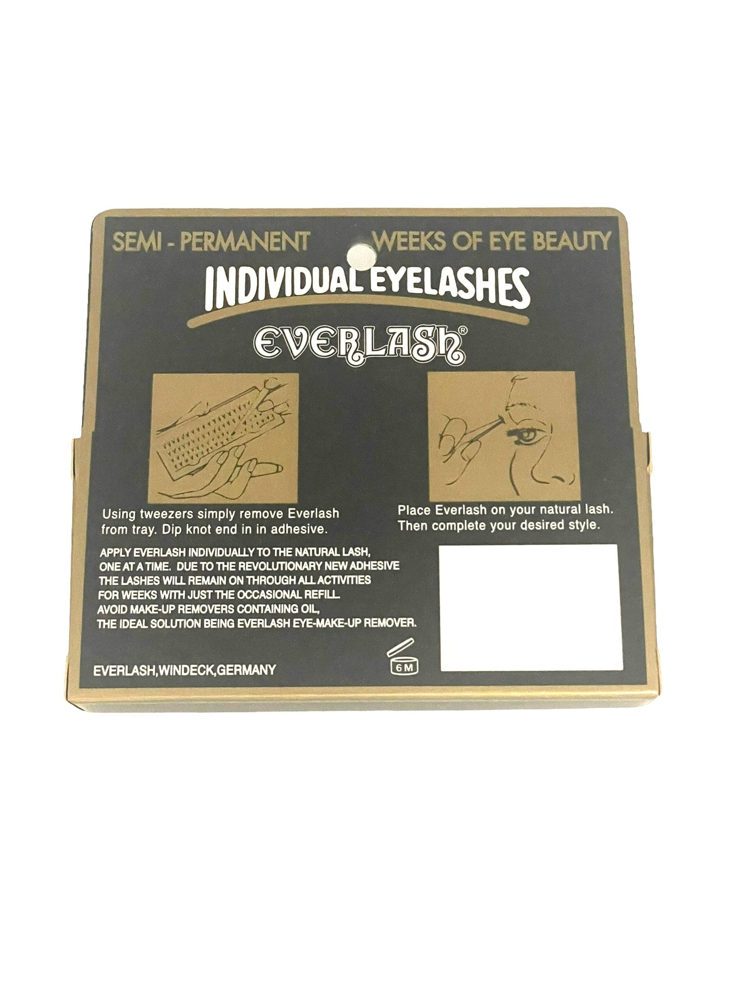 Eye Lashes Ever Lash Brown Individual Single Semi Permanent False Eyelashes