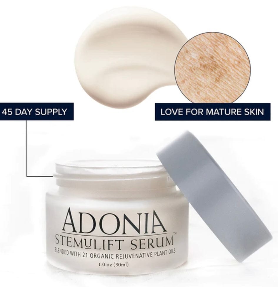 Face Cream Adonia Organic Stem Lift Moisturizer Day & Night Cream 1oz Skin Care