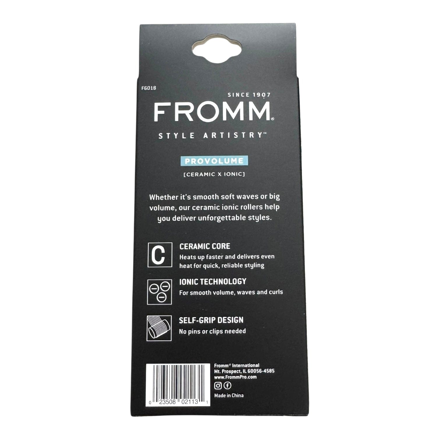 Fromm Pro Volume Ceramic Ionic Hair Rollers Self Grip Variants Hair Rollers
