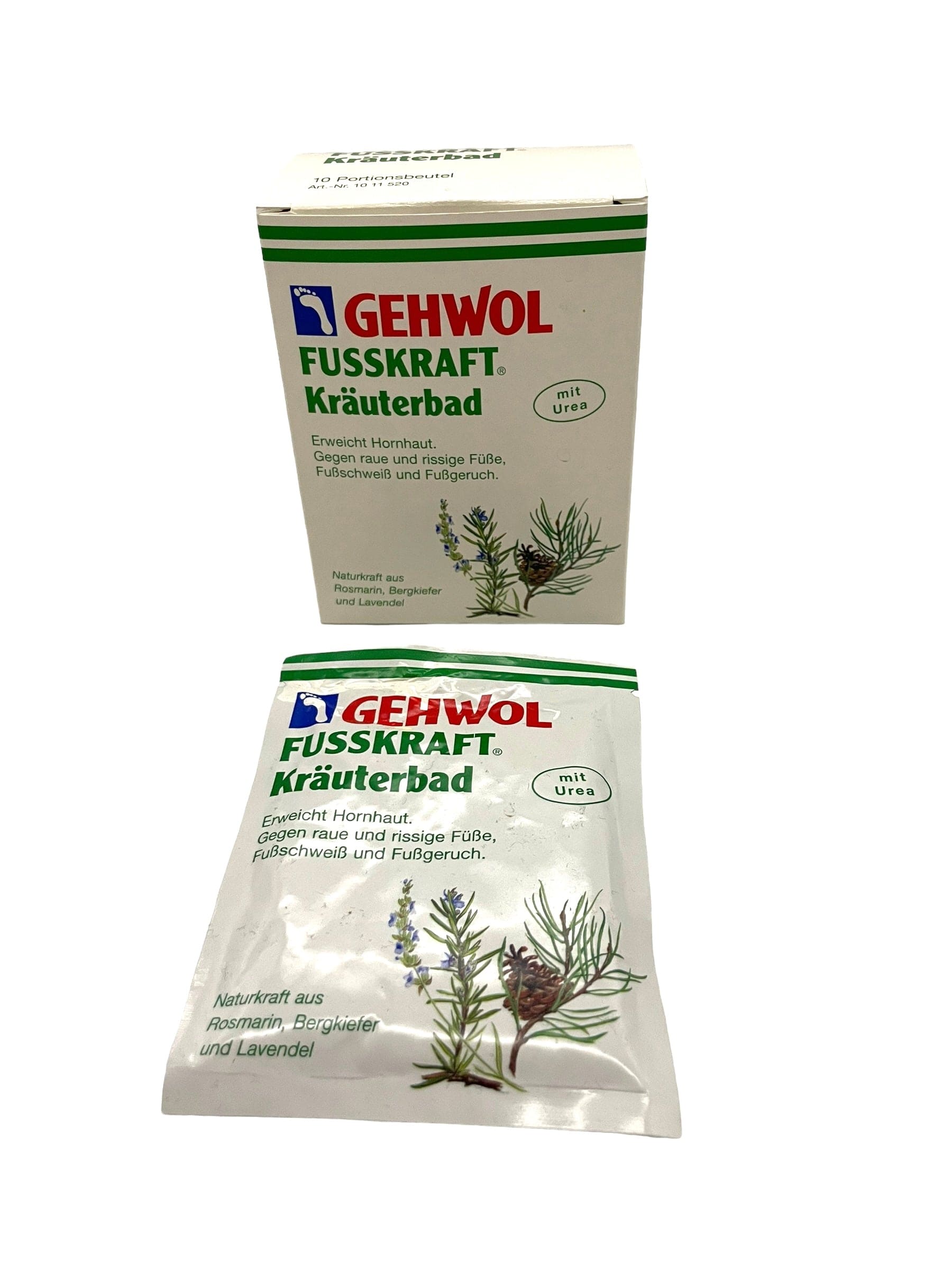 Gehowl Green Herbal Foot Bath Fusskraft Krauterbad 10 Packet Foot bath