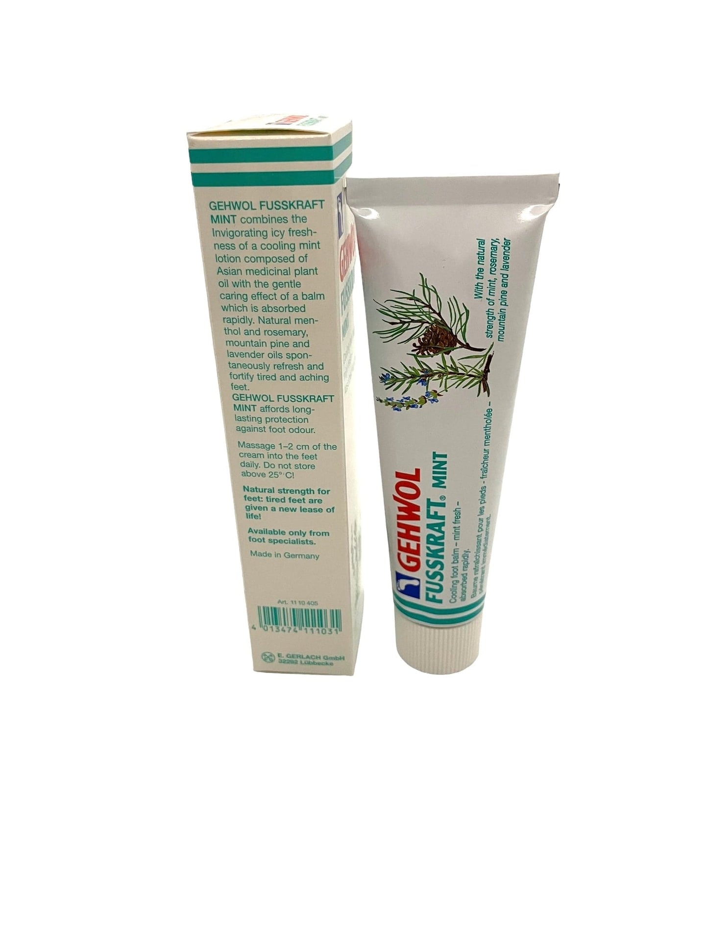 Gehowl Mint Foot Cream Itch Relief (Fusskraft) 2.6 oz Health & Beauty