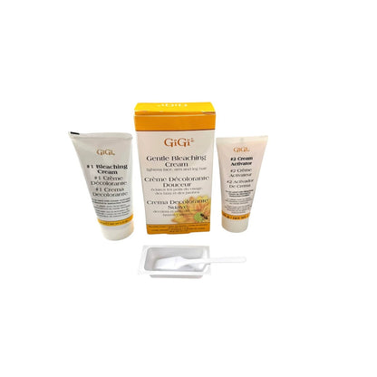 Gigi Gentle Bleaching Cream Lightens Face Arm & Leg Hair 1.5 oz Body Hair Bleach