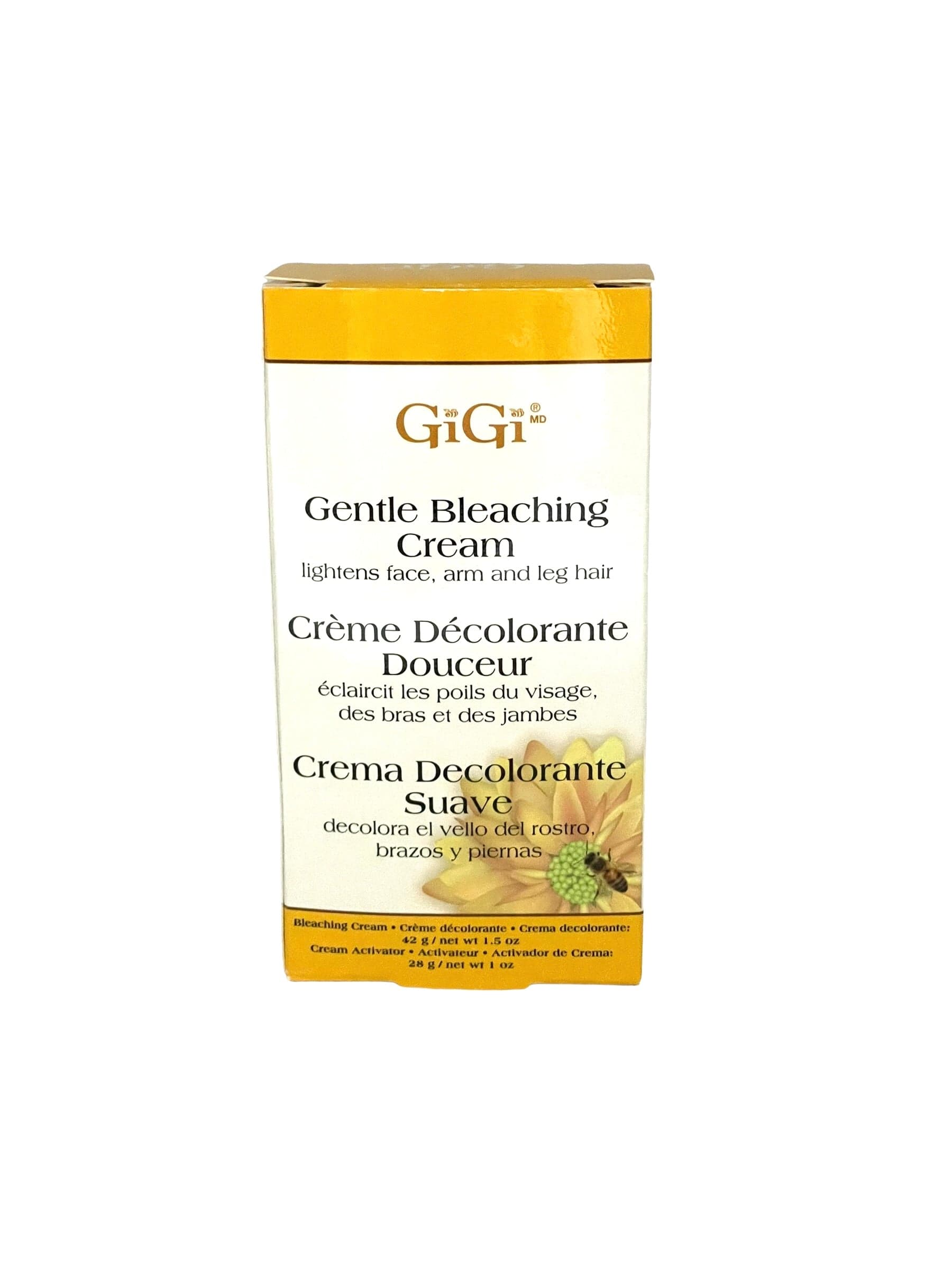 Gigi Gentle Bleaching Cream Lightens Face Arm & Leg Hair 1.5 oz Health & Beauty