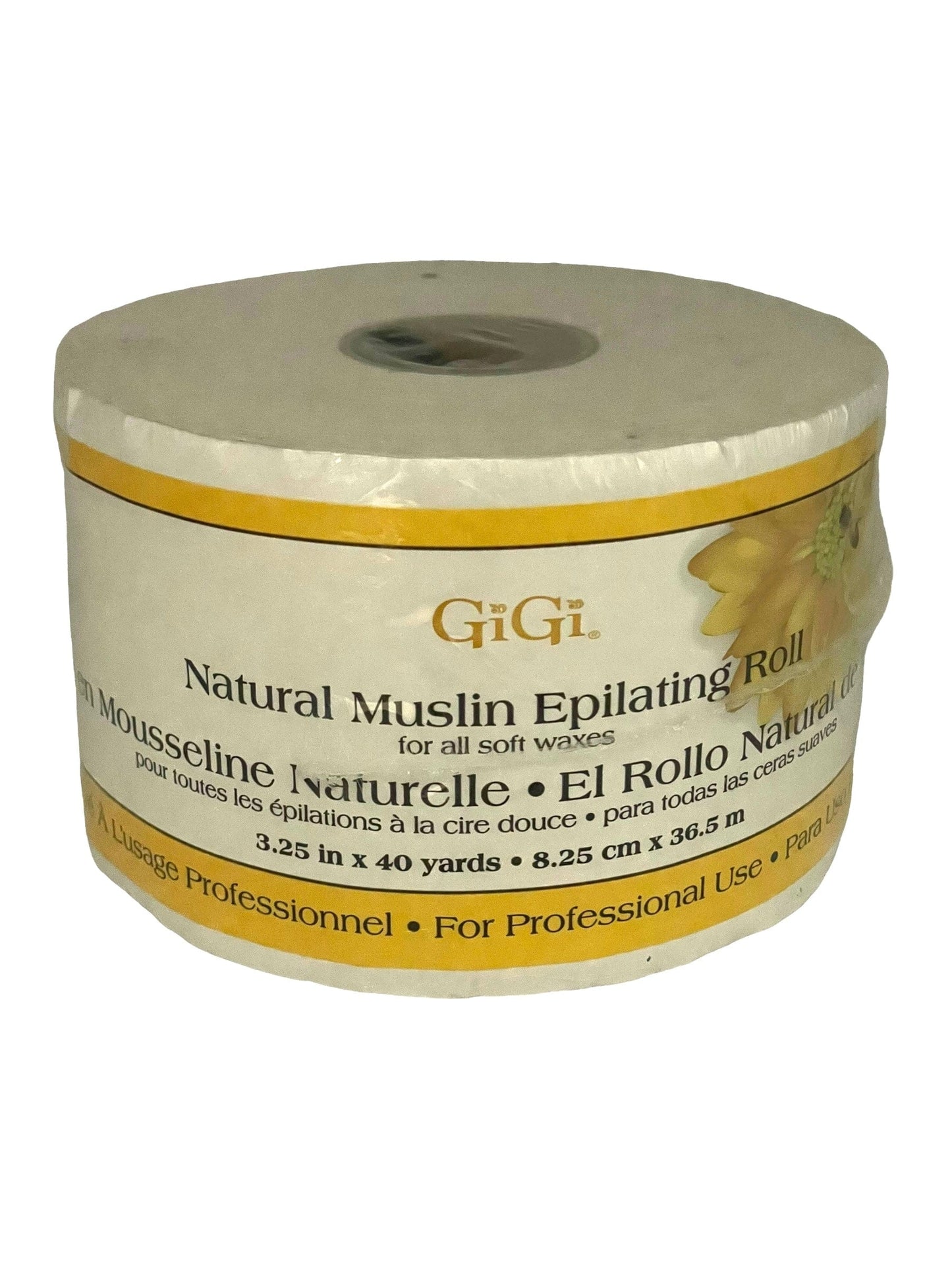 Gigi Muslin Epilating Roll 3.25" x 40 Yards Muslin Roll