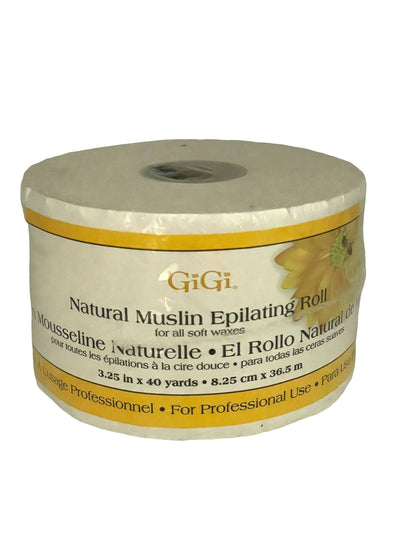 Gigi Muslin Epilating Roll 3.25" x 40 Yards Muslin Roll