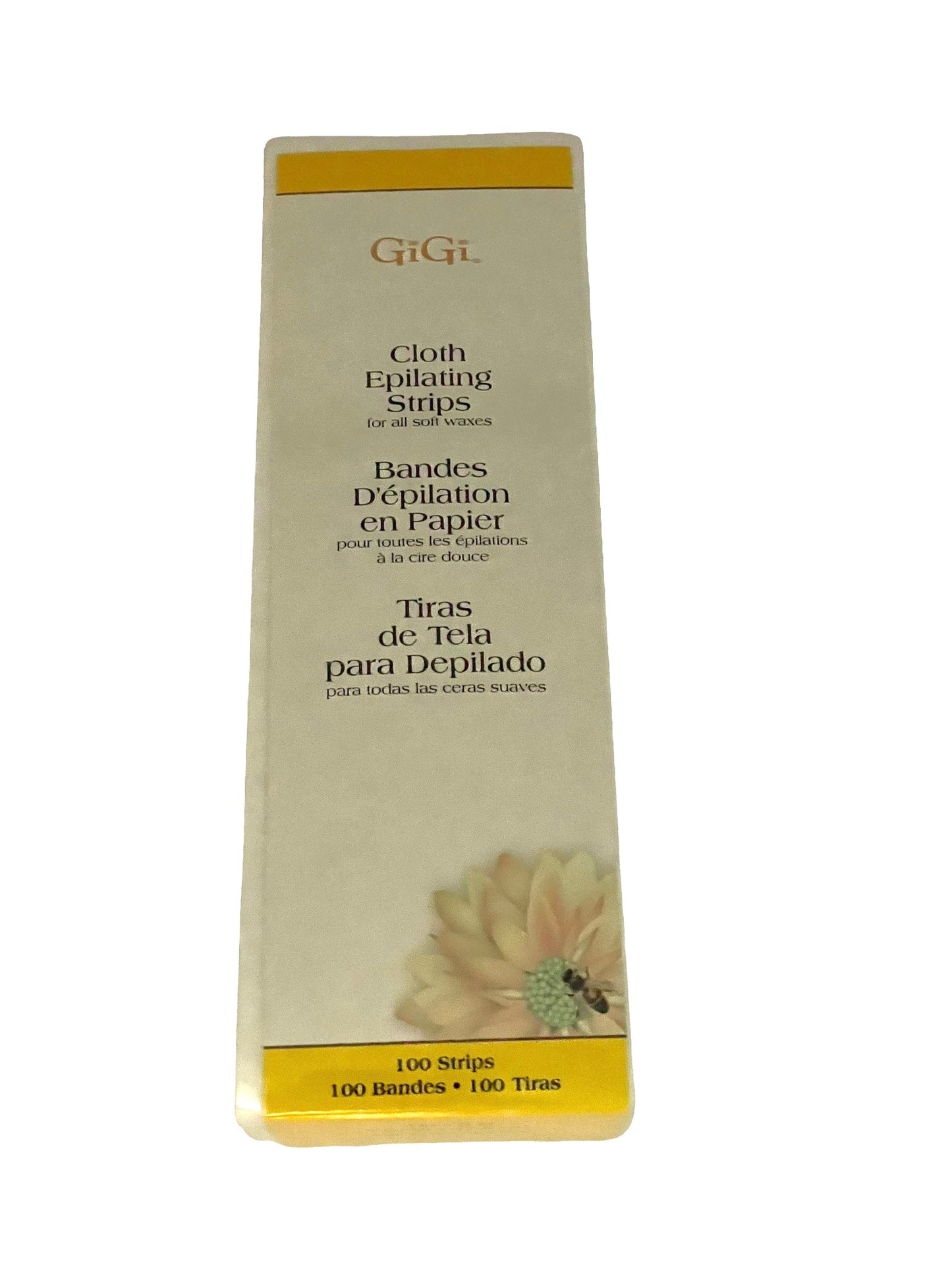 Gigi Natural Muslin Epilating Strips 100 pk Hair Removal