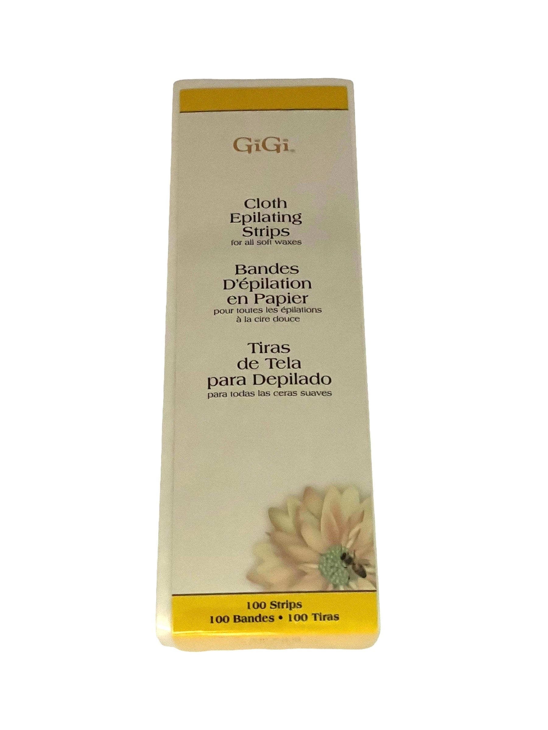 Gigi Natural Muslin Epilating Strips 100 pk Hair Removal