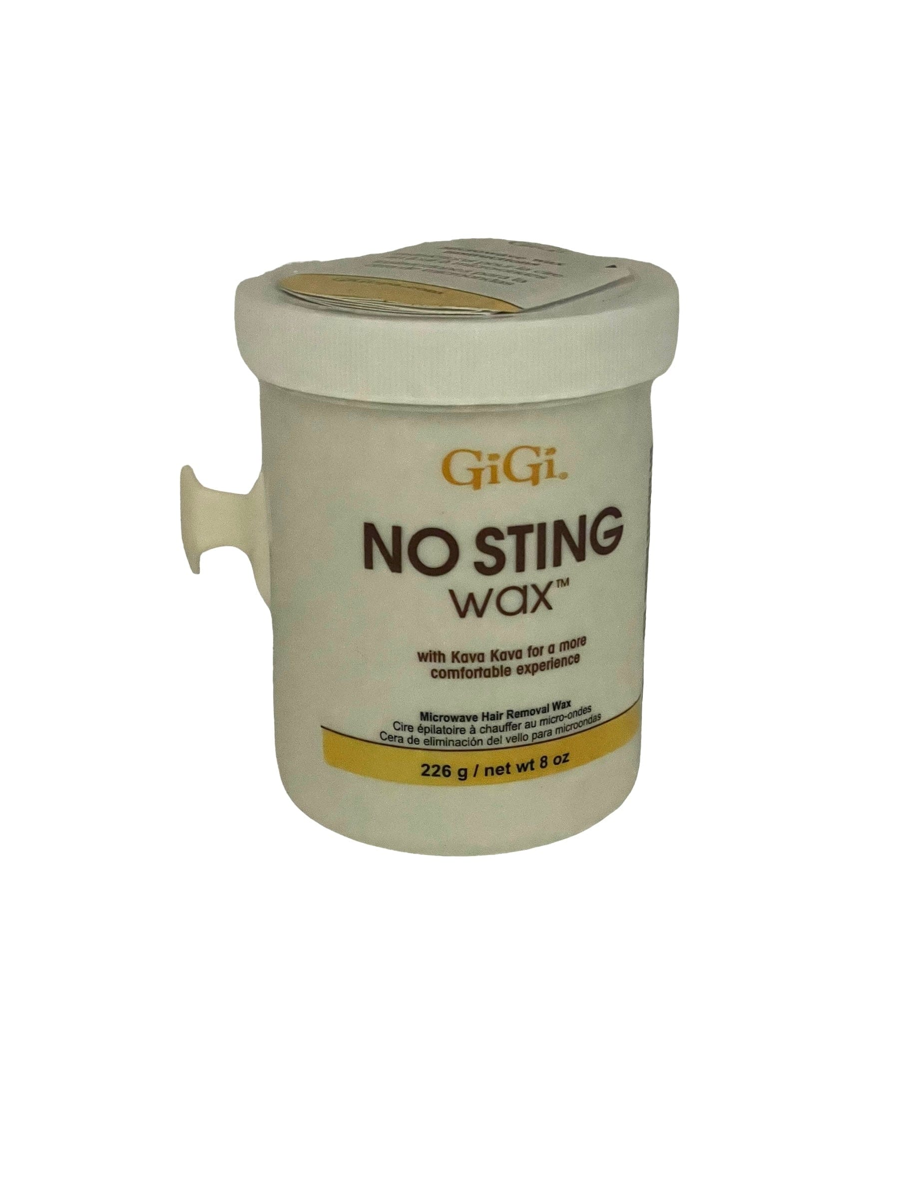 GiGi No Sting Hair Removal Wax Microwavable 8 oz Body Wax