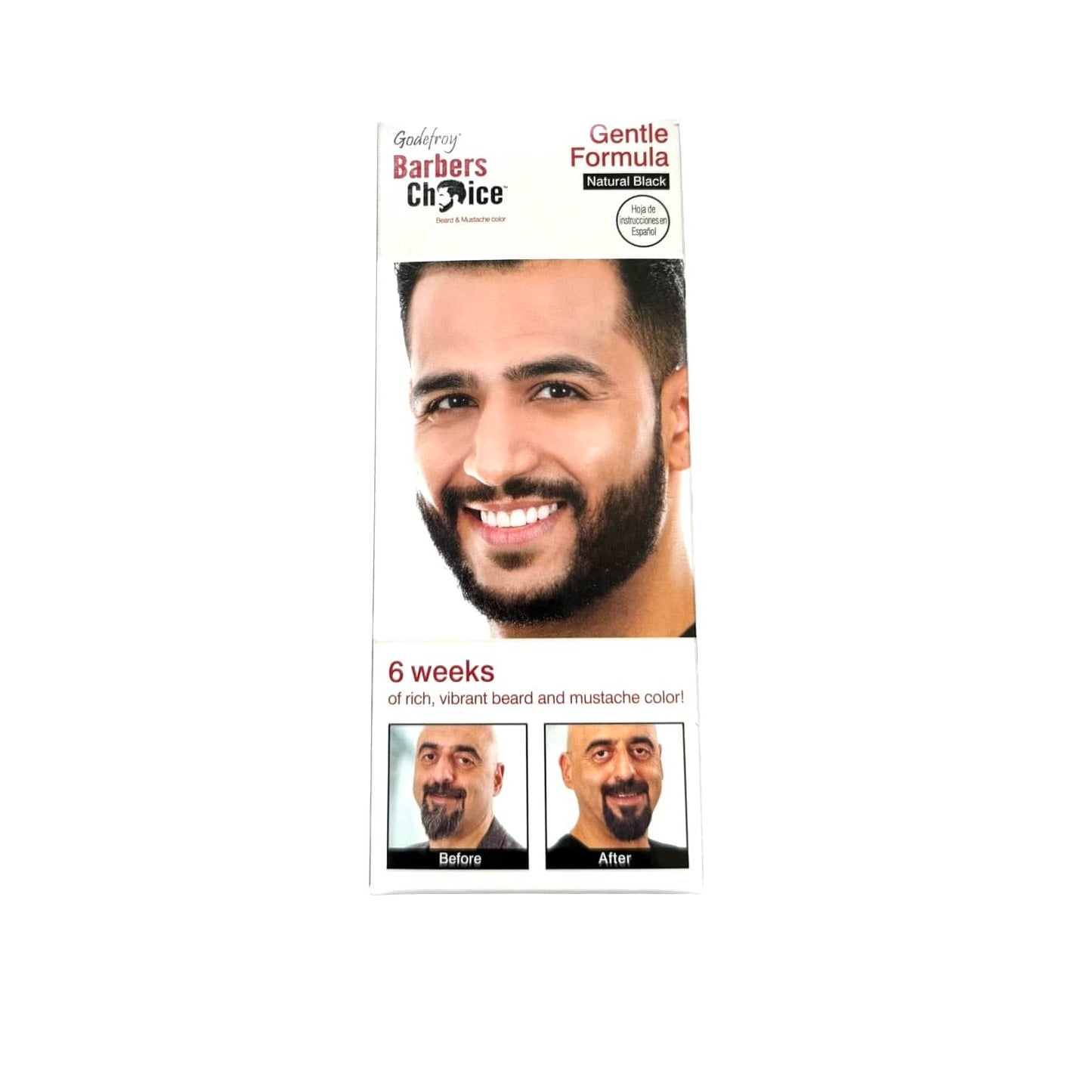 Godefroy Barbers Choice Men Beard & Mustache Color 3 Capsule Kit Hair Color