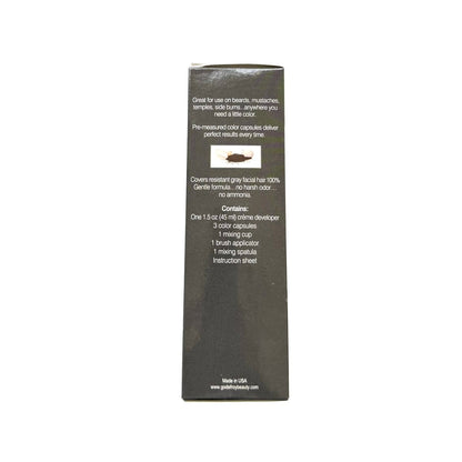 Godefroy Barbers Choice Men Beard & Mustache Color 3 Capsule Kit Hair Color