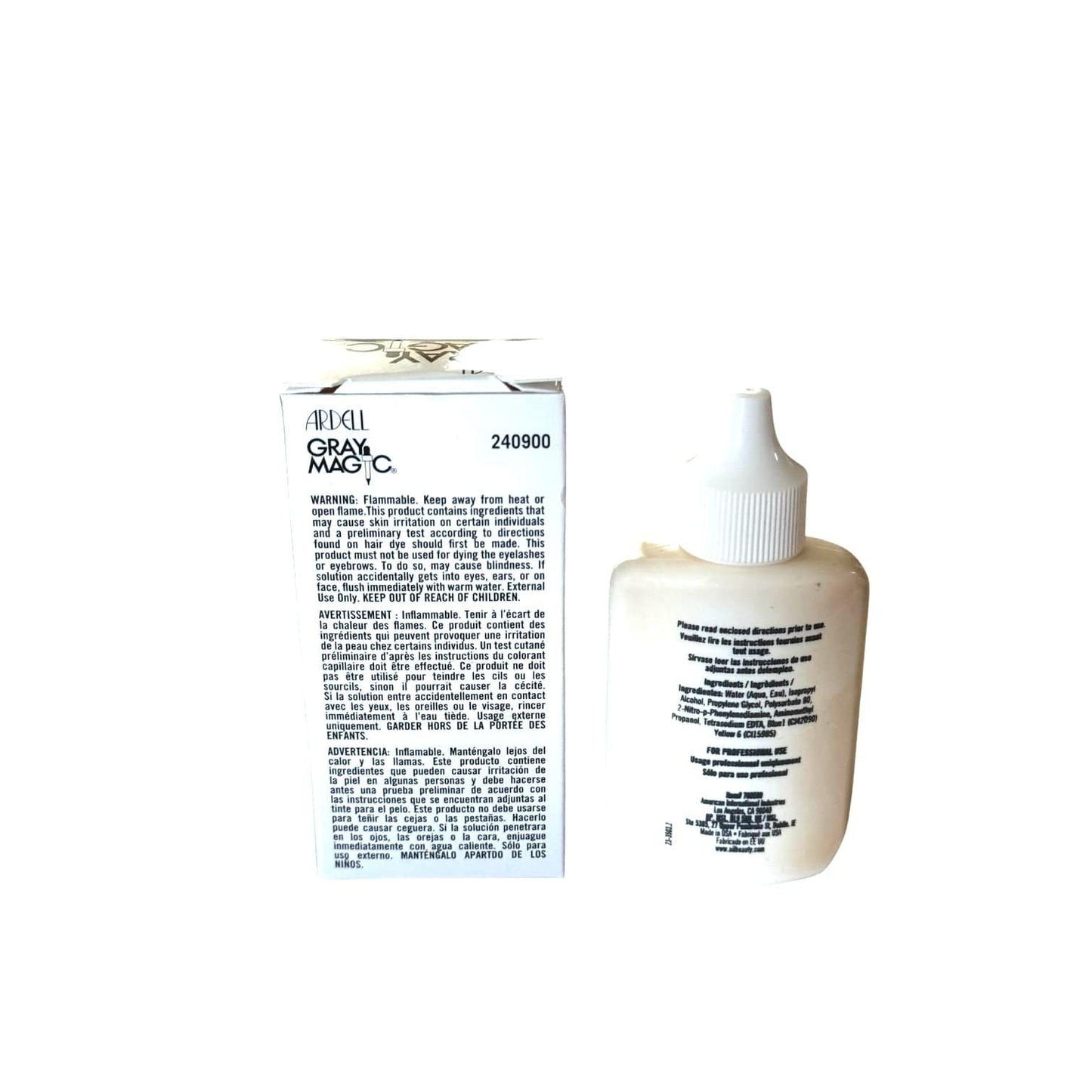 Gray Magic For Resistant Gray Hair Ardell Color Additive Cover Gray Completely 1 oz Color Additive